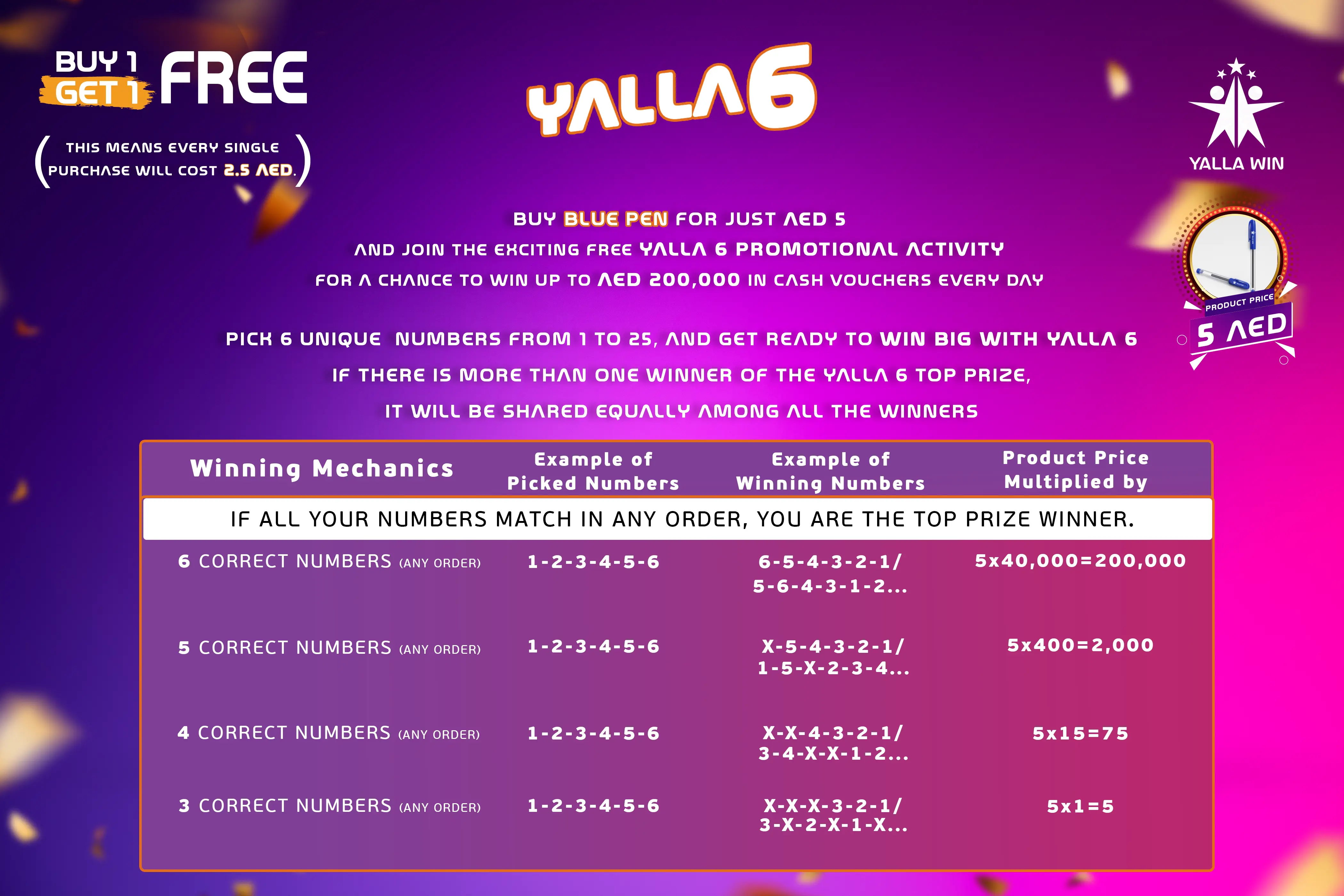 yalla 6 rules image